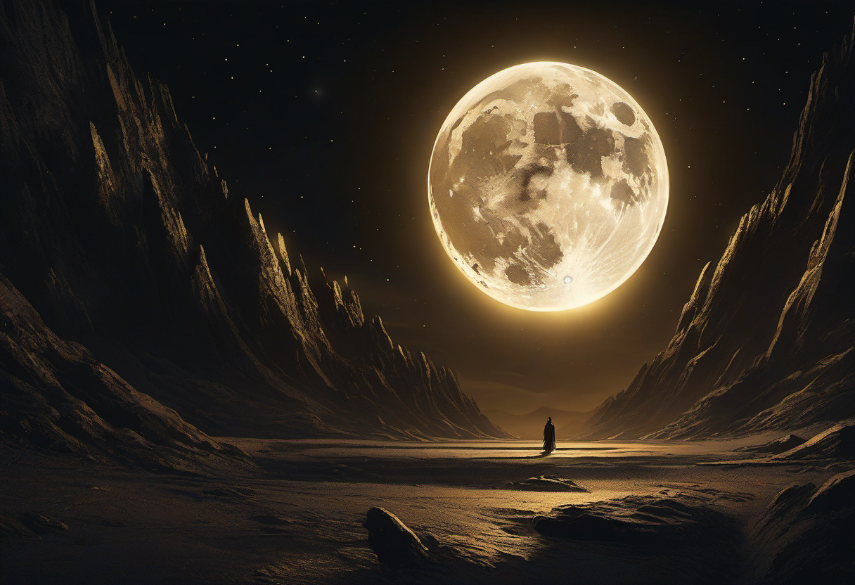 Un lugar para encontrarnos — camino a la hoguera bajo la luna — Nexus Trinity
